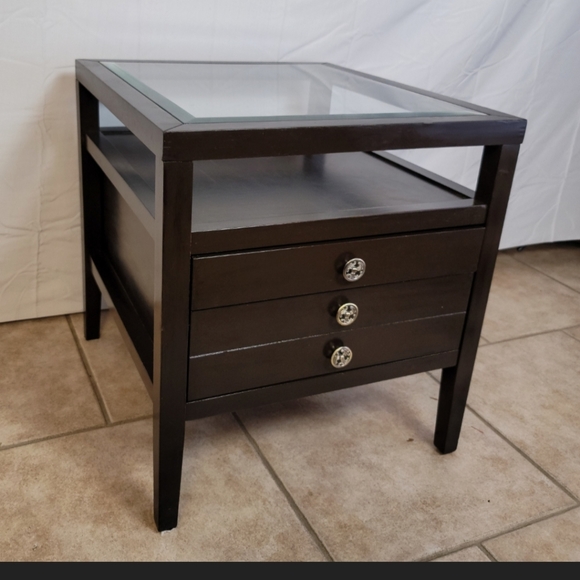 Contemporary Side/End Table, Kona Brown - Picture 7 of 7